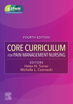 Couverture de l’ouvrage Core Curriculum for Pain Management Nursing