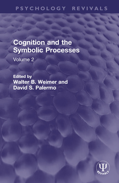 Couverture de l’ouvrage Cognition and the Symbolic Processes