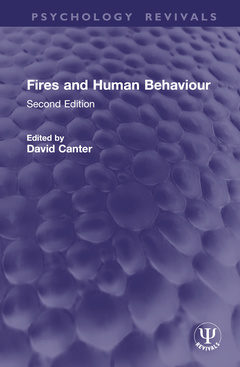 Couverture de l’ouvrage Fires and Human Behaviour