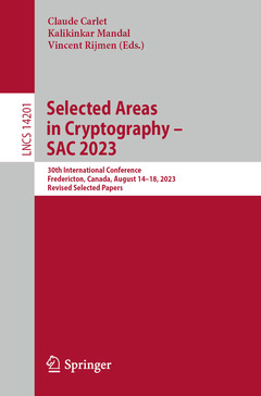 Couverture de l’ouvrage Selected Areas in Cryptography – SAC 2023