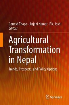 Couverture de l’ouvrage Agricultural Transformation in Nepal