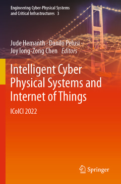 Couverture de l’ouvrage Intelligent Cyber Physical Systems and Internet of Things
