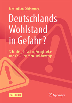 Couverture de l’ouvrage Deutschlands Wohlstand in Gefahr?