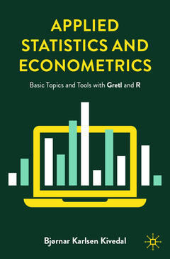 Couverture de l’ouvrage Applied Statistics and Econometrics
