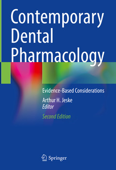 Couverture de l’ouvrage Contemporary Dental Pharmacology
