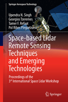 Couverture de l’ouvrage Space-based Lidar Remote Sensing Techniques and Emerging Technologies
