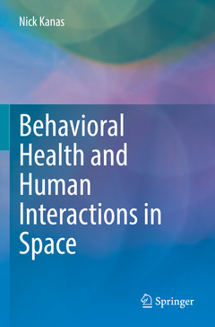 Couverture de l’ouvrage Behavioral Health and Human Interactions in Space