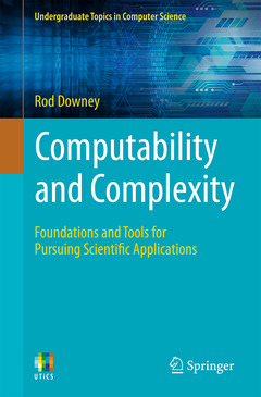 Couverture de l’ouvrage Computability and Complexity