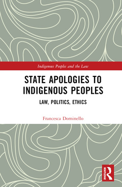 Couverture de l’ouvrage State Apologies to Indigenous Peoples