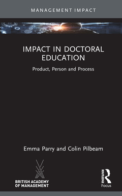 Cover of the book Impact in Doctoral Education