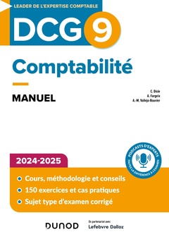 Couverture de l’ouvrage DCG 9 Comptabilité - Manuel 5e éd.