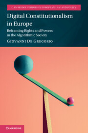 Couverture de l’ouvrage Digital Constitutionalism in Europe
