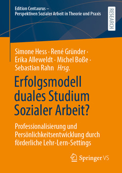 Couverture de l’ouvrage Erfolgsmodell duales Studium Sozialer Arbeit?