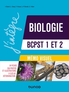 Couverture de l’ouvrage Mémo visuel de Biologie BCPST 1 et 2 - 3e éd.