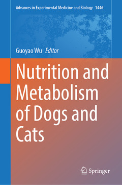 Couverture de l’ouvrage Nutrition and Metabolism of Dogs and Cats