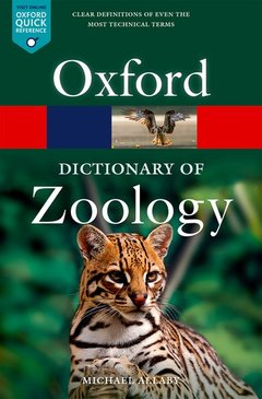 Couverture de l’ouvrage A Dictionary of Zoology
