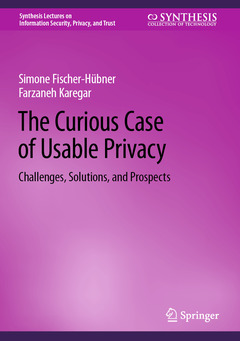 Couverture de l’ouvrage The Curious Case of Usable Privacy
