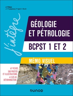 Couverture de l’ouvrage Mémo visuel de géologie-pétrologie BCPST 1 et 2 - 4e éd.