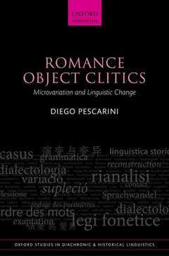 Couverture de l’ouvrage Romance Object Clitics