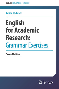 Couverture de l’ouvrage English for Academic Research: Grammar Exercises