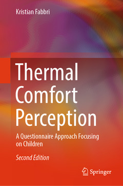 Couverture de l’ouvrage Thermal Comfort Perception
