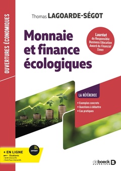Couverture de l’ouvrage Monnaie et Finance écologiques