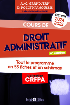 Cover of the book Cours de droit administratif 2024-2025