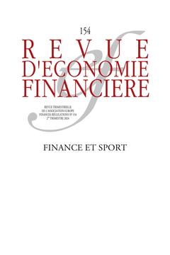 Cover of the book Finance et sport