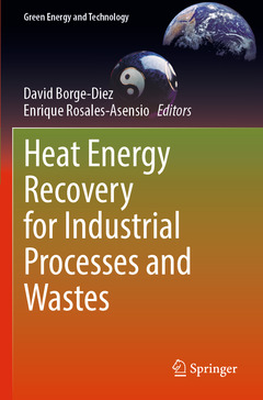 Couverture de l’ouvrage Heat Energy Recovery for Industrial Processes and Wastes