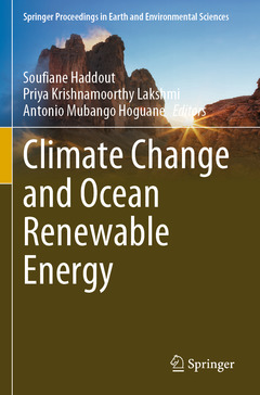 Couverture de l’ouvrage Climate Change and Ocean Renewable Energy