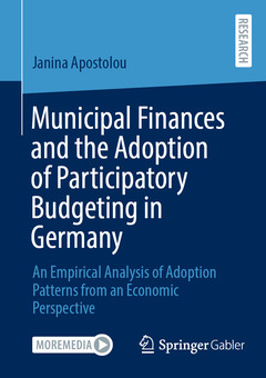 Couverture de l’ouvrage Municipal Finances and the Adoption of Participatory Budgeting in Germany