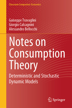 Couverture de l’ouvrage Notes on Consumption Theory