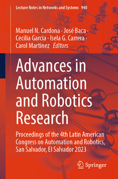 Couverture de l’ouvrage Advances in Automation and Robotics Research