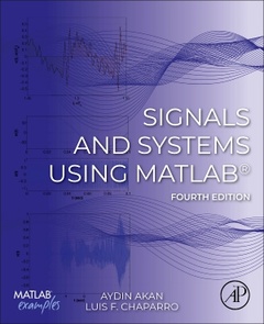 Couverture de l’ouvrage Signals and Systems Using MATLAB®