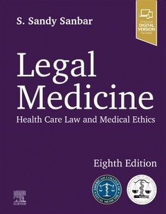 Couverture de l’ouvrage Legal Medicine