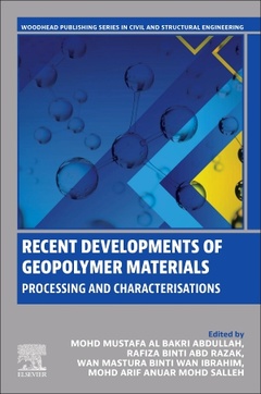 Couverture de l’ouvrage Recent Developments of Geopolymer Materials