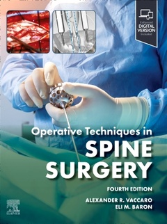Couverture de l’ouvrage Operative Techniques: Spine Surgery