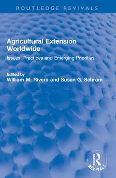 Couverture de l’ouvrage Agricultural Extension Worldwide