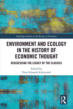 Couverture de l’ouvrage Environment and Ecology in the History of Economic Thought