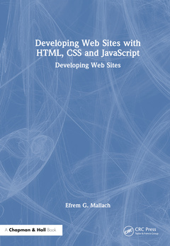 Couverture de l’ouvrage Developing Web Sites with HTML, CSS and JavaScript