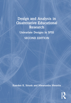 Couverture de l’ouvrage Design and Analysis in Quantitative Educational Research