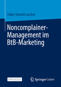 Couverture de l’ouvrage Noncomplainer-Management im BtB-Marketing