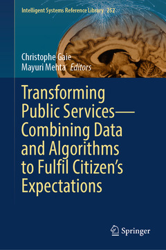 Cover of the book Transforming Public Services—Combining Data and Algorithms to Fulfil Citizen’s Expectations