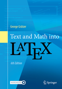 Couverture de l’ouvrage Text and Math Into LaTeX