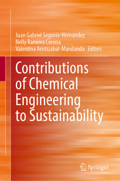 Couverture de l’ouvrage Contributions of Chemical Engineering to Sustainability