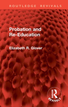 Couverture de l’ouvrage Probation and Re-Education