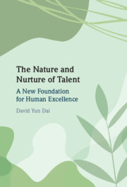 Couverture de l’ouvrage The Nature and Nurture of Talent