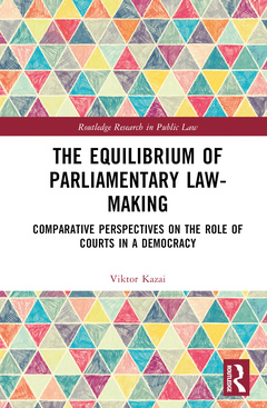 Cover of the book The Equilibrium of Parliamentary Law-making