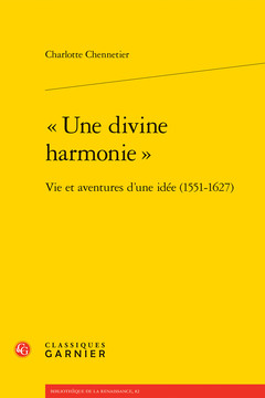 Couverture de l’ouvrage « Une divine harmonie »