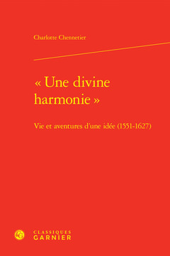 Couverture de l’ouvrage « Une divine harmonie »